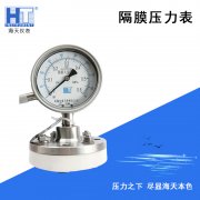 選擇隔膜壓力表時參考的依據(jù)